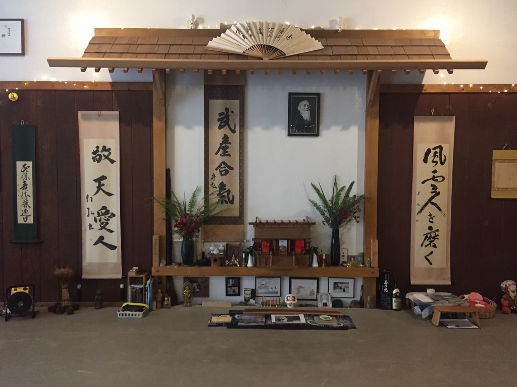 Aikido partners training together